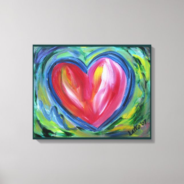 Herz mit Hope Leinwand Malerei Art Malerei (Vorderseite)
