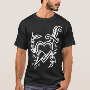 Herz mit Schwert T-Shirt