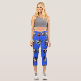 Herz mit Thorns Capri Leggings