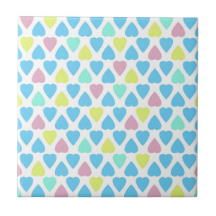 Herz multicolor fliese