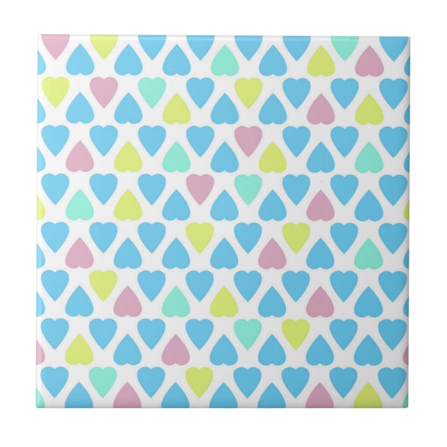 Herz multicolor fliese (Vorderseite)