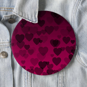 Herz-Muster 18 Button