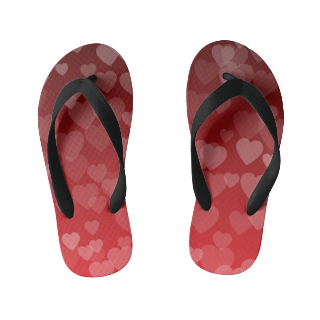 Herz-Muster 19 Kinderbadesandalen (Fußbett)