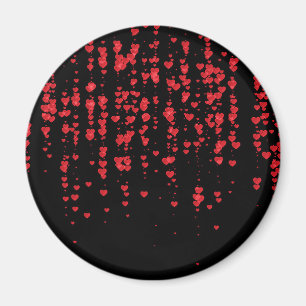 Herz-Muster 24 Magnet