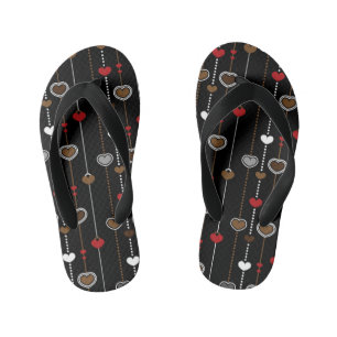 Herz-Muster 28 Kinderbadesandalen