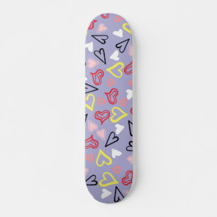 Herz-Muster 31 Skateboard