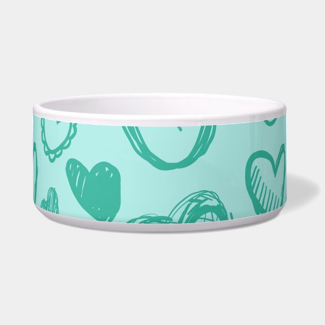 Herz-Muster 60 Napf (Vorderseite)