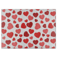 Herz-Muster, rote Herzen, Herz-Muster