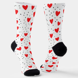 Herz-Muster Socken