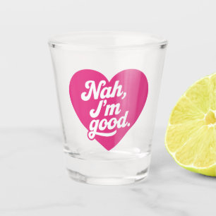 Herz Nah Mir Gehts Gut Anti Valentinstag Single Aw Schnapsglas