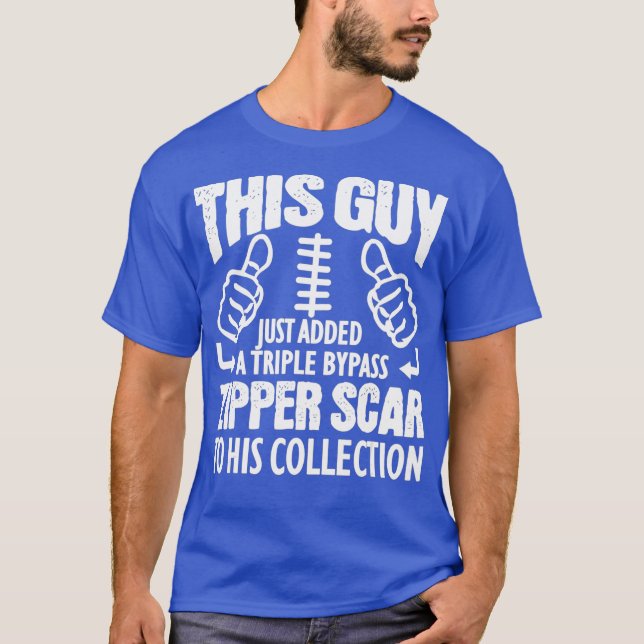Herz Operation Erholung Geschenk für dreifache Umg T-Shirt (Vorderseite)