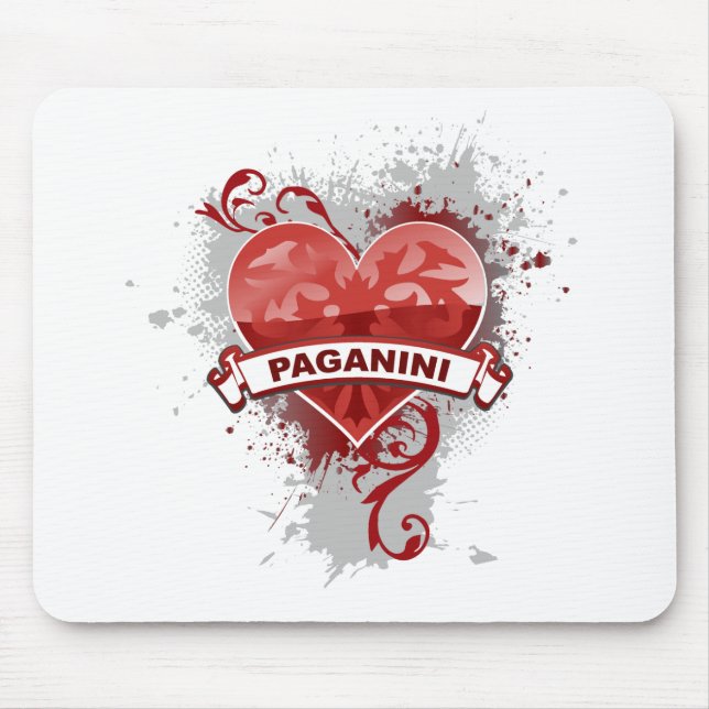 Herz Paganini Mousepad (Vorne)