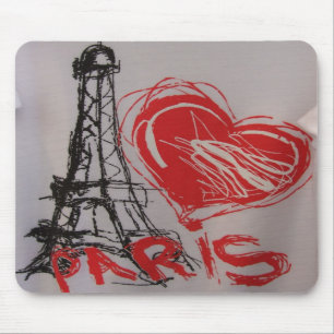 Herz Paris Mousepad