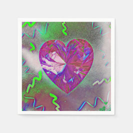 Herz-Party Serviette