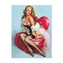 Herz Pin Up