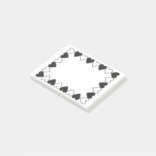 Herz Post-it Klebezettel