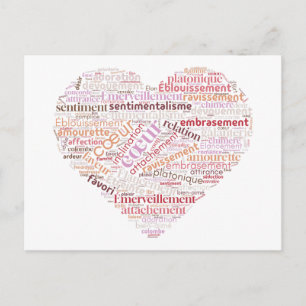 Herz Postkarte