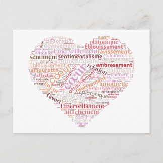 Herz Postkarte