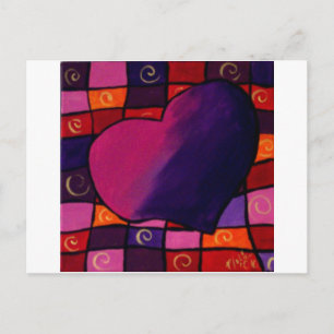Herz Postkarte