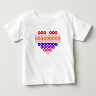 Herz - Princess Muster #83 - PrinterKids Baby T-shirt