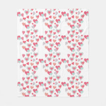 Herz Print Blanket