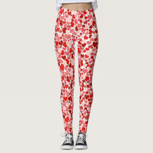 Herz Print Leggings