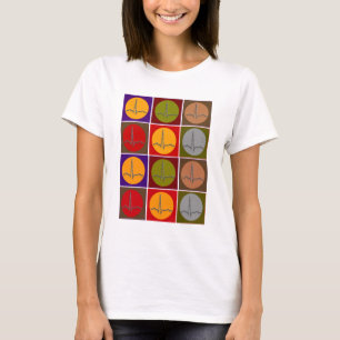 Herz-QRS Pop-Kunst T-Shirt