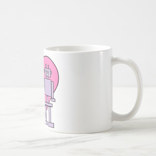 Herz-Roboter Kaffeetasse (Rechts)