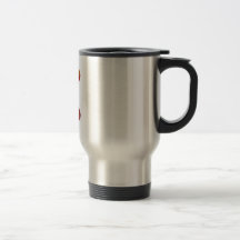 Herz, rostfreier Stahl 444 ml Reise/Tasse