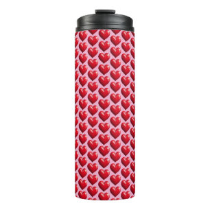 Herz rotes Liebe Familie Paar Ehe Beziehung Thermosbecher