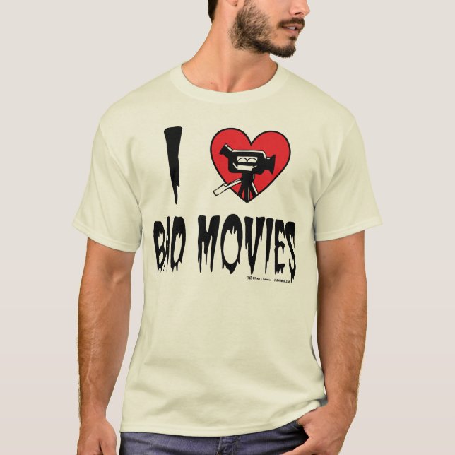 (Herz) schlechte Filme I T-Shirt (Vorderseite)
