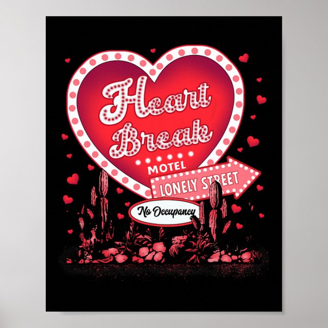Herz-Schmerz-Valentinstag Poster (Vorne)