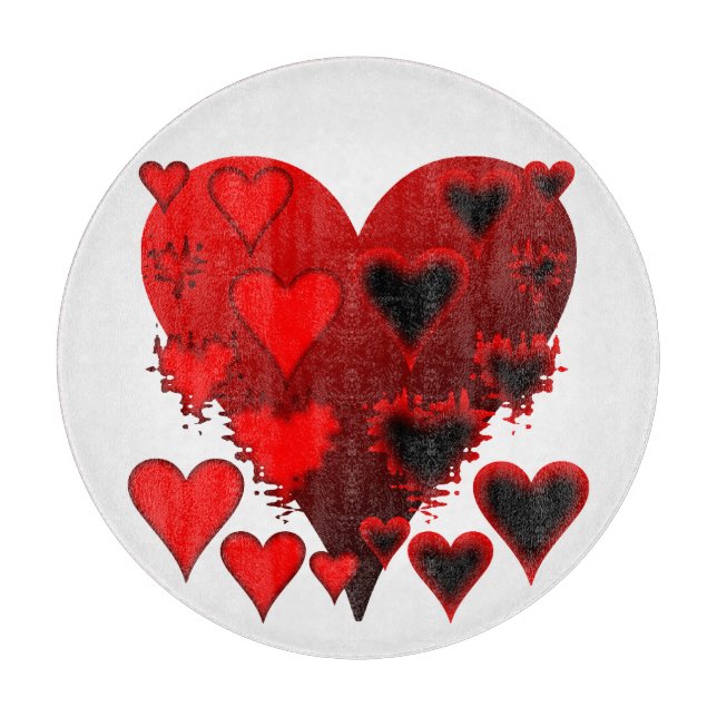 Herz Schneidebrett (Vorderseite)