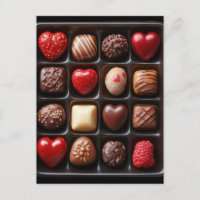 Herz Schokolade und Pralinen Valentinstag