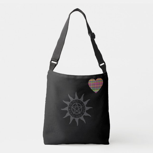 Herz - Schwarz - Emo - Tasche (Vorderseite)