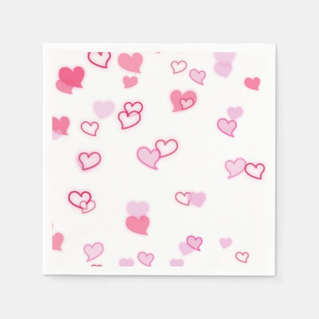 Herz Serviette (Vorderseite)