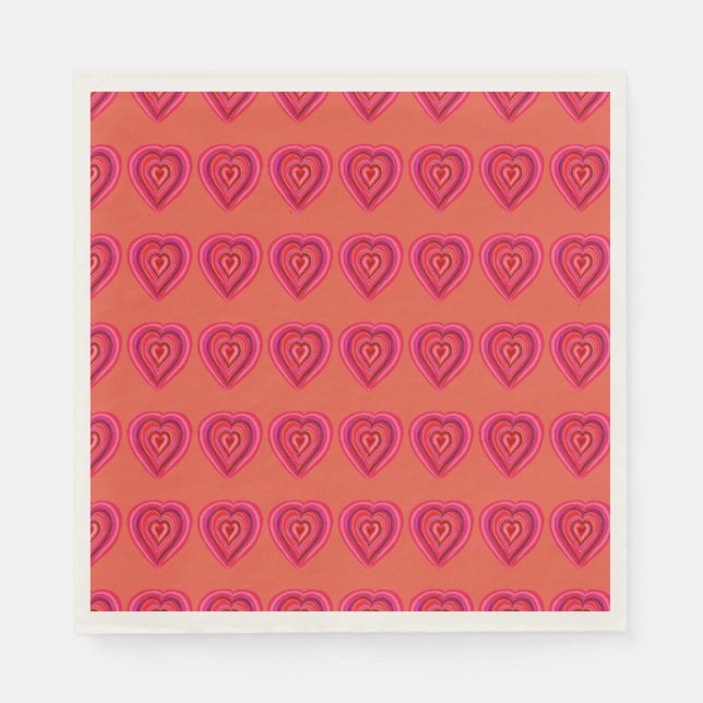 Herz Serviette (Vorderseite)