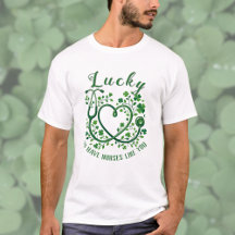 Herz Shamrock Stethoskop Glück, Krankenschwestern 