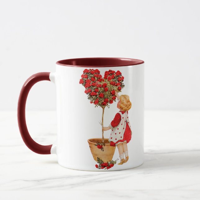 Herz-Shaped Topiary Tasse (Links)