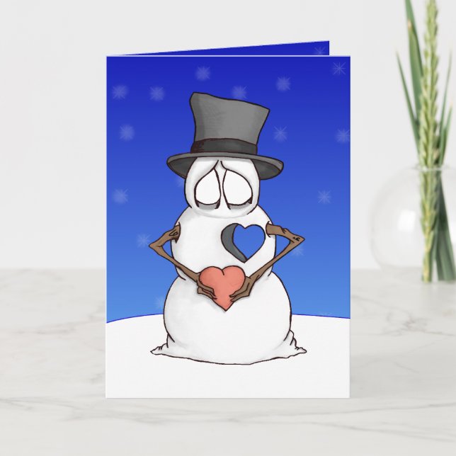 Herz Sie ~ frohe Weihnachten (Vorderseite)