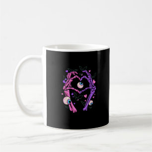 Herz Skeleton Hands - Halloween Pastel Goth Eyeba Kaffeetasse