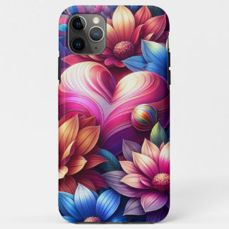 Herz & Sonnenblumen Handy Case