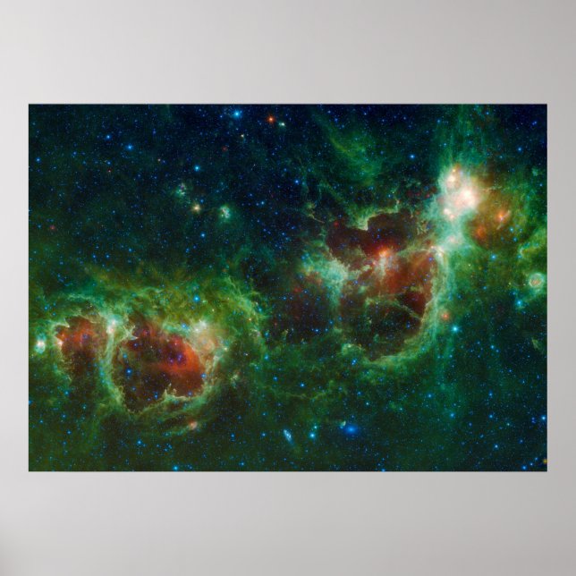 Herz-Soul-Nebulae Poster (Vorne)