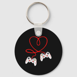 Herz Spielcontroller Videospieler Gaming Valenti Schlüsselanhänger