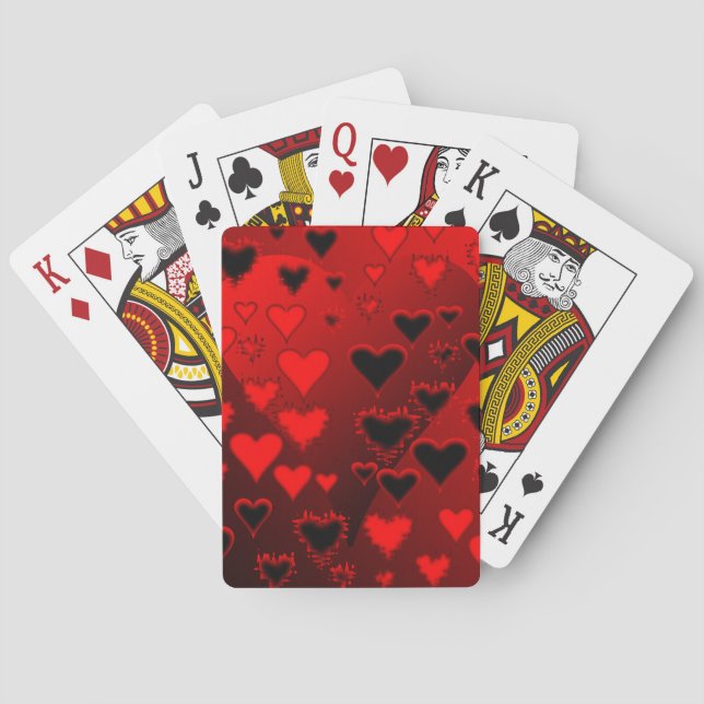 Herz Spielkarten (Rückseite)