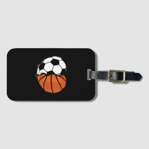 Herz Sport Fußball Basketball Ball Liebhaber Valen Gepäckanhänger