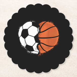 Herz Sport Fußball Basketball Ball Liebhaber Valen Untersetzer