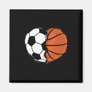 Herz Sport Fußball Sketll Ll Liebhaber Valentinsta Magnet