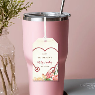 Herz Stethoskop Gesundheitswesen Glücklicher Ruhes Geschenkanhänger
