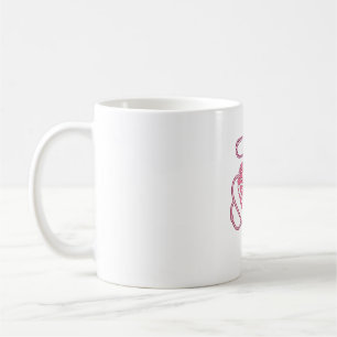 Herz Stethoskop Medizin Liebe Vektor-Shirt-Design Kaffeetasse